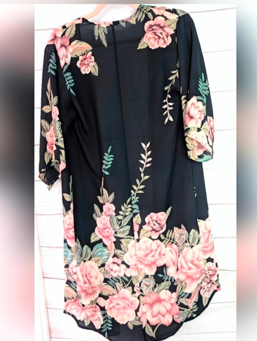 Euc Sienna Sky Floral Print Bathing Suit Cover Up Size XS - Picture 2 of 6